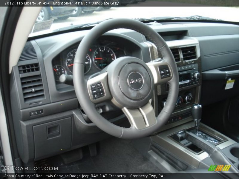 Bright Silver Metallic / Dark Slate Gray 2012 Jeep Liberty Jet 4x4