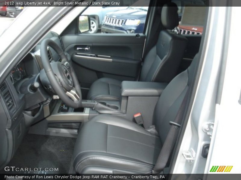 Bright Silver Metallic / Dark Slate Gray 2012 Jeep Liberty Jet 4x4