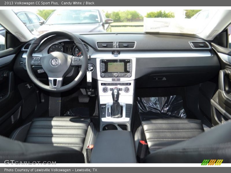 Candy White / Black 2013 Volkswagen CC Sport Plus