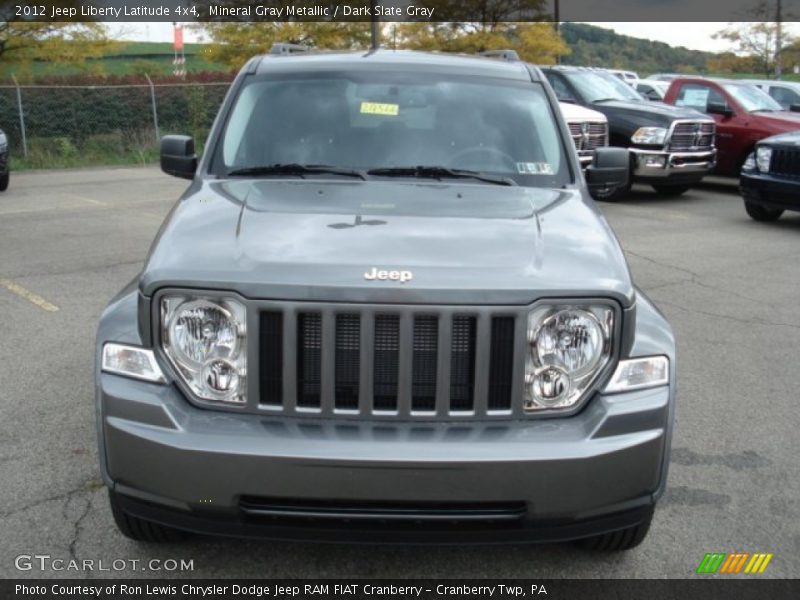 Mineral Gray Metallic / Dark Slate Gray 2012 Jeep Liberty Latitude 4x4