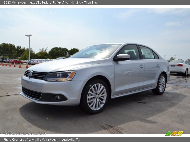 Reflex Silver Metallic / Titan Black 2013 Volkswagen Jetta SEL Sedan