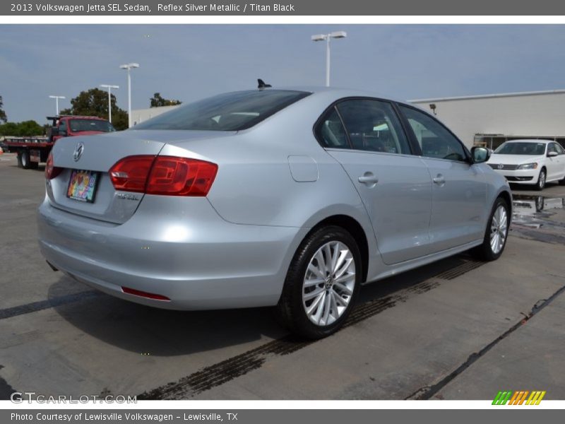 Reflex Silver Metallic / Titan Black 2013 Volkswagen Jetta SEL Sedan