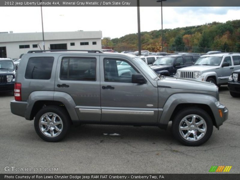 Mineral Gray Metallic / Dark Slate Gray 2012 Jeep Liberty Latitude 4x4