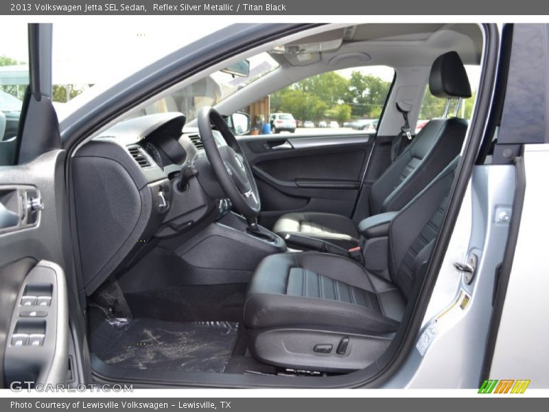 Reflex Silver Metallic / Titan Black 2013 Volkswagen Jetta SEL Sedan