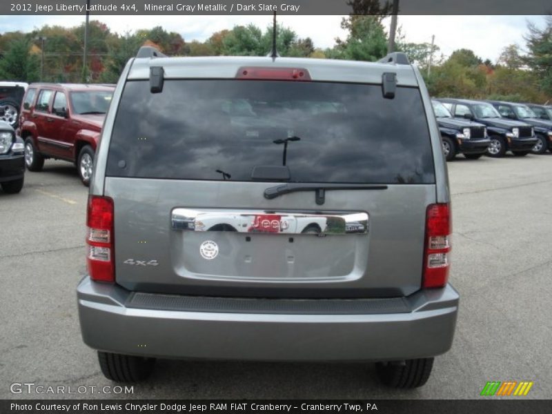 Mineral Gray Metallic / Dark Slate Gray 2012 Jeep Liberty Latitude 4x4