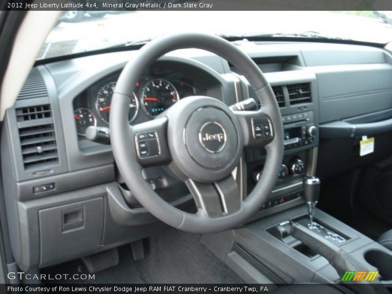 Mineral Gray Metallic / Dark Slate Gray 2012 Jeep Liberty Latitude 4x4