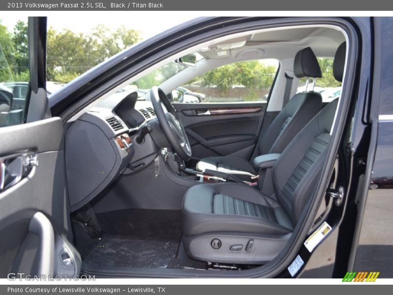 Black / Titan Black 2013 Volkswagen Passat 2.5L SEL