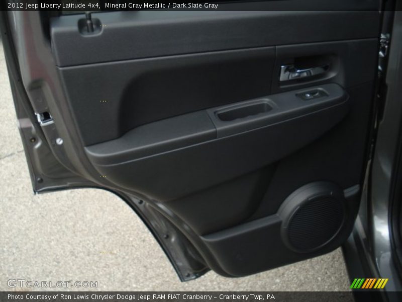 Mineral Gray Metallic / Dark Slate Gray 2012 Jeep Liberty Latitude 4x4