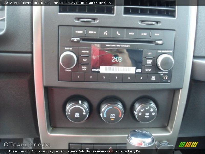 Mineral Gray Metallic / Dark Slate Gray 2012 Jeep Liberty Latitude 4x4