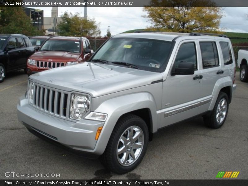 Bright Silver Metallic / Dark Slate Gray 2012 Jeep Liberty Latitude 4x4