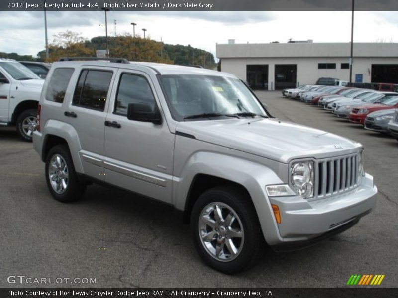 Bright Silver Metallic / Dark Slate Gray 2012 Jeep Liberty Latitude 4x4