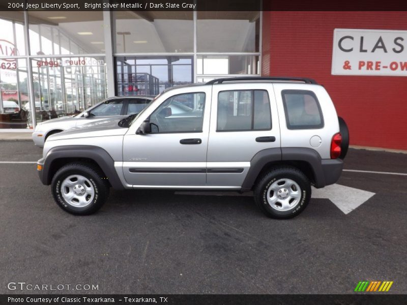 Bright Silver Metallic / Dark Slate Gray 2004 Jeep Liberty Sport
