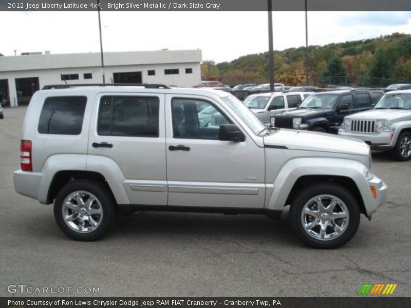 Bright Silver Metallic / Dark Slate Gray 2012 Jeep Liberty Latitude 4x4