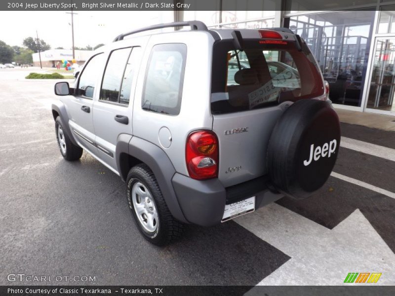Bright Silver Metallic / Dark Slate Gray 2004 Jeep Liberty Sport