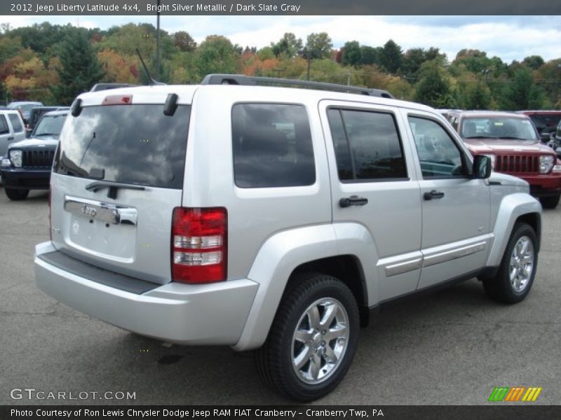 Bright Silver Metallic / Dark Slate Gray 2012 Jeep Liberty Latitude 4x4