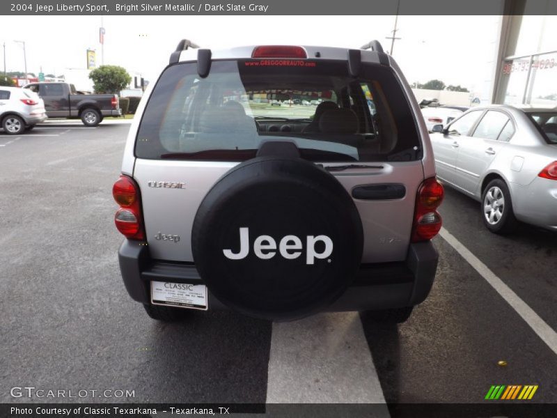 Bright Silver Metallic / Dark Slate Gray 2004 Jeep Liberty Sport
