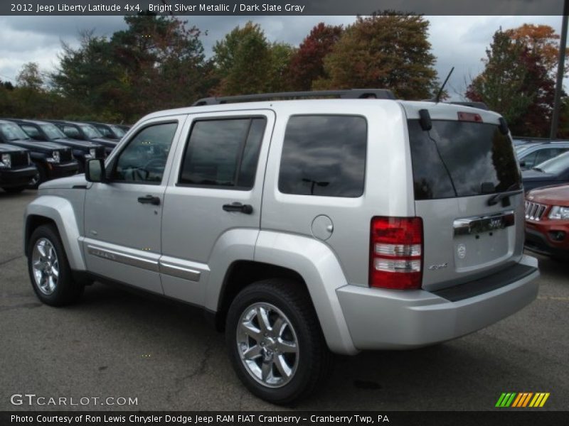 Bright Silver Metallic / Dark Slate Gray 2012 Jeep Liberty Latitude 4x4