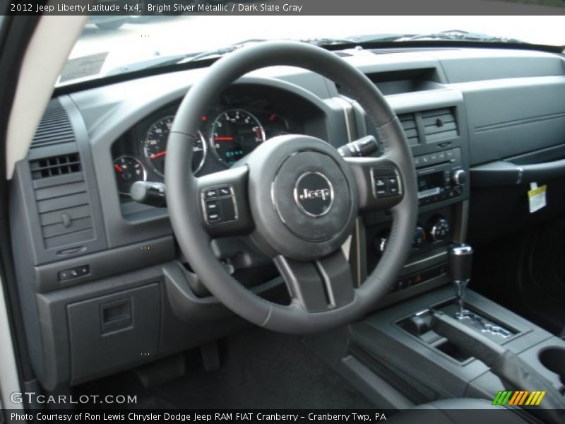 Bright Silver Metallic / Dark Slate Gray 2012 Jeep Liberty Latitude 4x4