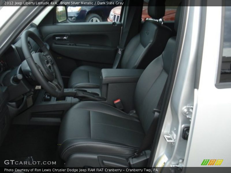 Bright Silver Metallic / Dark Slate Gray 2012 Jeep Liberty Latitude 4x4