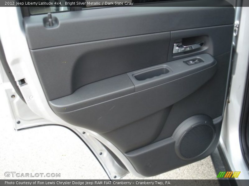 Bright Silver Metallic / Dark Slate Gray 2012 Jeep Liberty Latitude 4x4