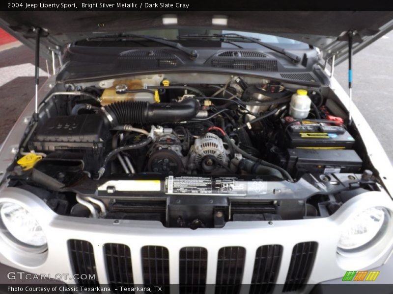 Bright Silver Metallic / Dark Slate Gray 2004 Jeep Liberty Sport