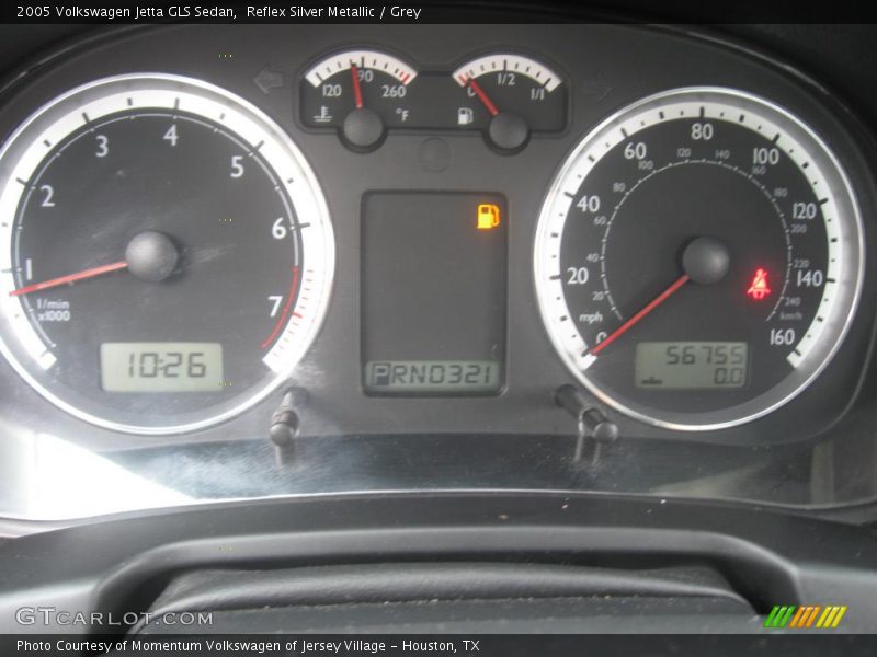 Reflex Silver Metallic / Grey 2005 Volkswagen Jetta GLS Sedan