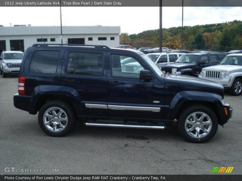 True Blue Pearl / Dark Slate Gray 2012 Jeep Liberty Latitude 4x4