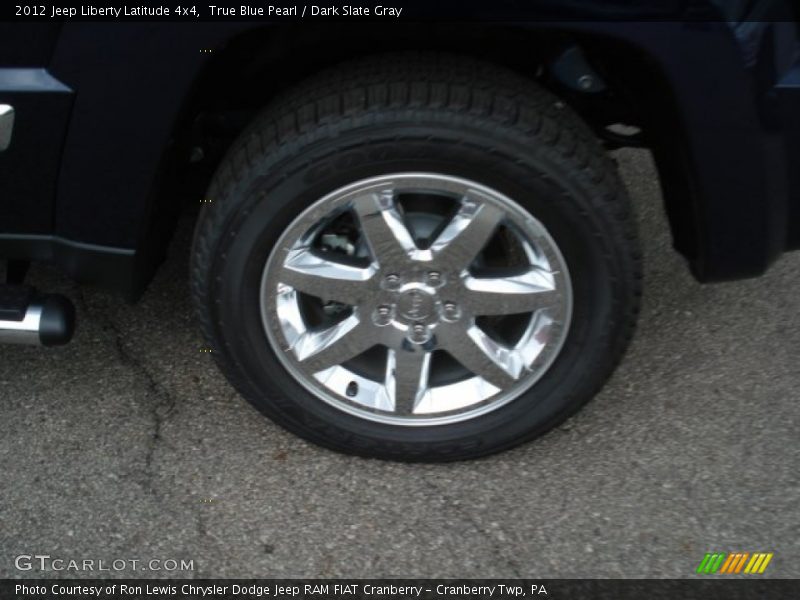 True Blue Pearl / Dark Slate Gray 2012 Jeep Liberty Latitude 4x4