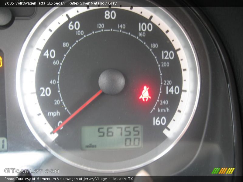 Reflex Silver Metallic / Grey 2005 Volkswagen Jetta GLS Sedan