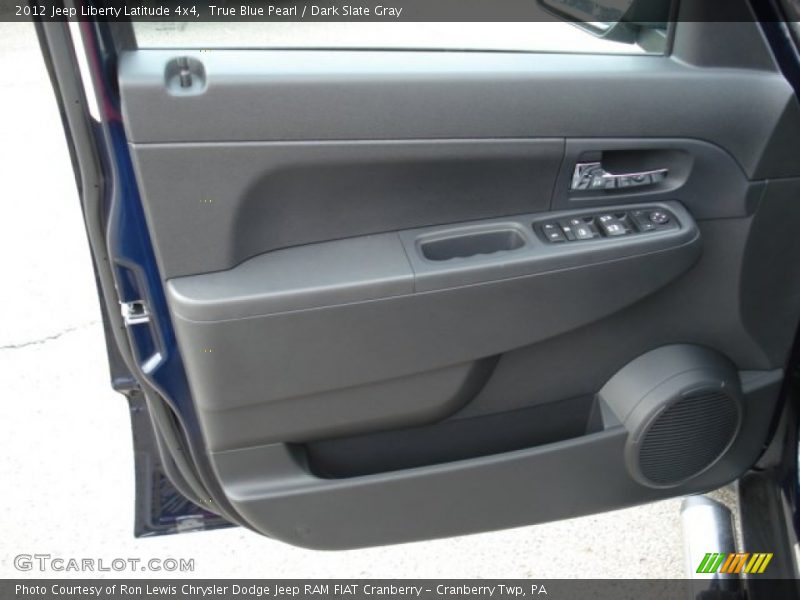 True Blue Pearl / Dark Slate Gray 2012 Jeep Liberty Latitude 4x4