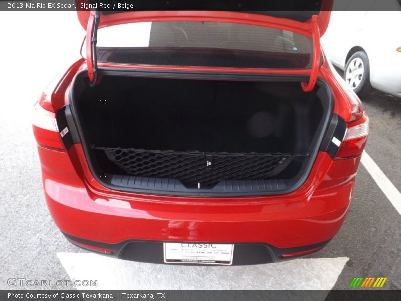 Signal Red / Beige 2013 Kia Rio EX Sedan