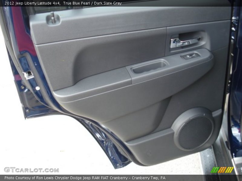 True Blue Pearl / Dark Slate Gray 2012 Jeep Liberty Latitude 4x4