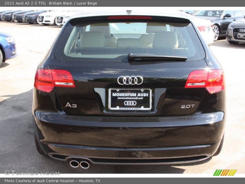 Brilliant Black / Luxor Beige 2013 Audi A3 2.0 TFSI