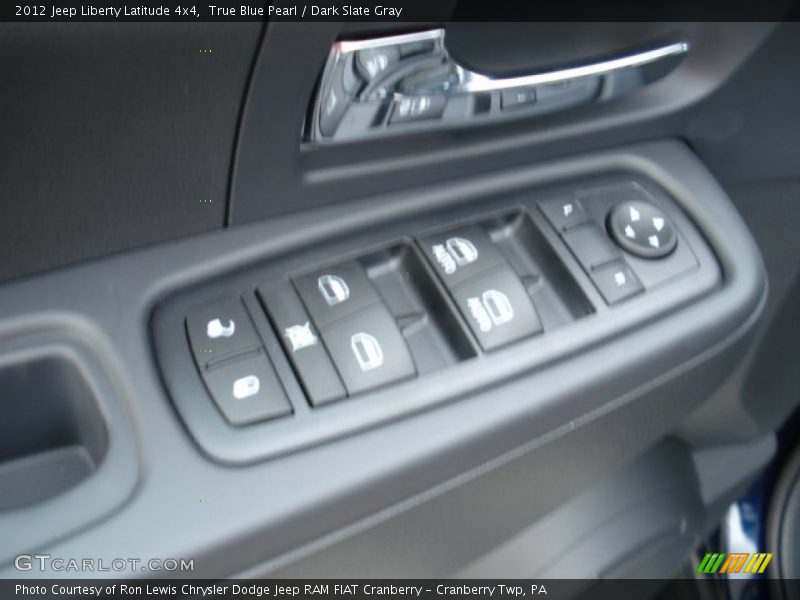 True Blue Pearl / Dark Slate Gray 2012 Jeep Liberty Latitude 4x4