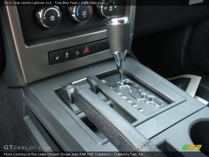 True Blue Pearl / Dark Slate Gray 2012 Jeep Liberty Latitude 4x4