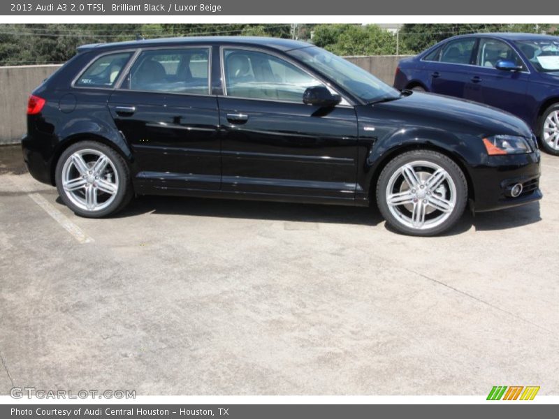 Brilliant Black / Luxor Beige 2013 Audi A3 2.0 TFSI
