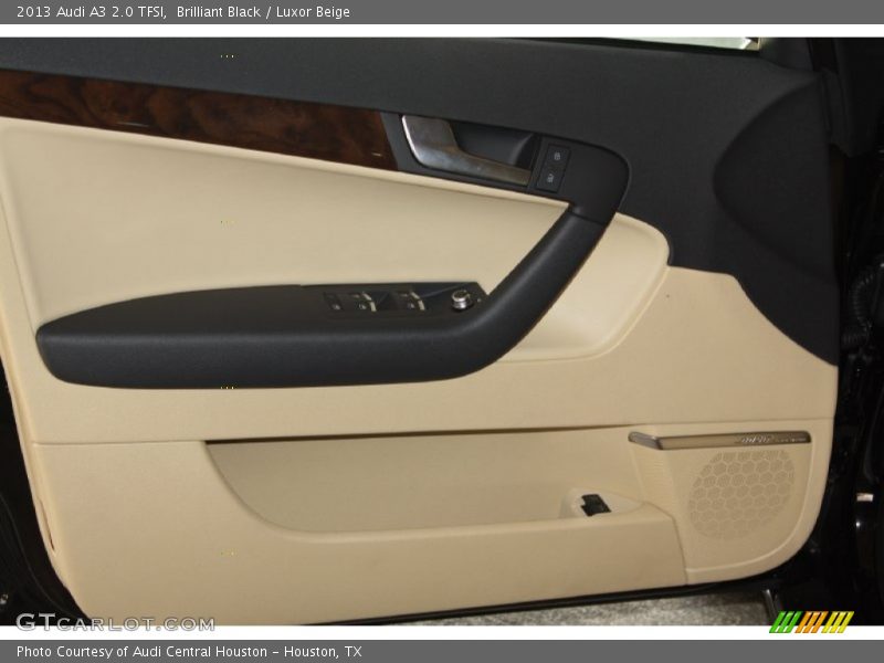 Brilliant Black / Luxor Beige 2013 Audi A3 2.0 TFSI