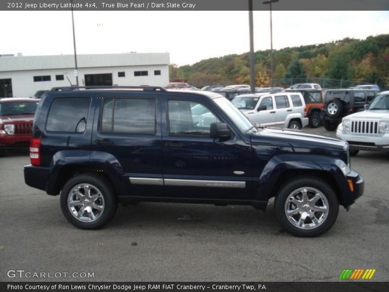 True Blue Pearl / Dark Slate Gray 2012 Jeep Liberty Latitude 4x4