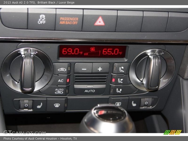 Controls of 2013 A3 2.0 TFSI