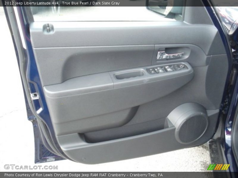 True Blue Pearl / Dark Slate Gray 2012 Jeep Liberty Latitude 4x4