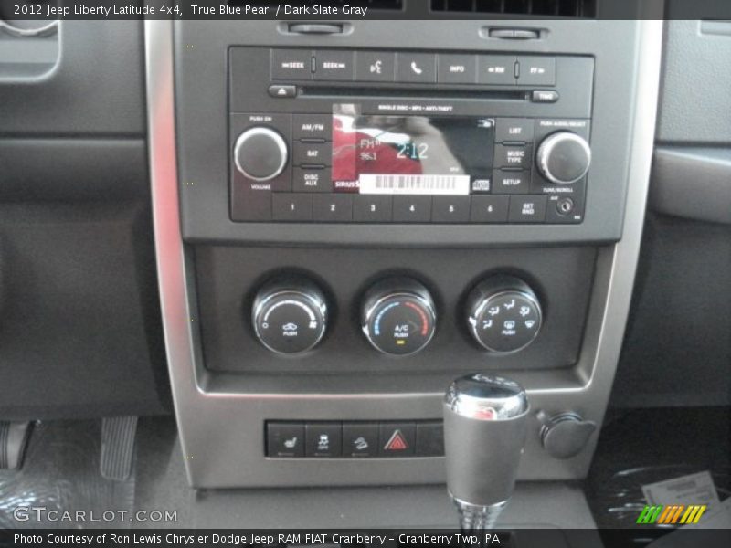 True Blue Pearl / Dark Slate Gray 2012 Jeep Liberty Latitude 4x4