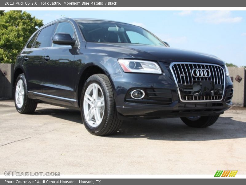 Moonlight Blue Metallic / Black 2013 Audi Q5 2.0 TFSI quattro