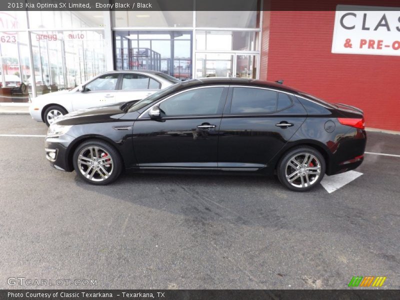 Ebony Black / Black 2013 Kia Optima SX Limited