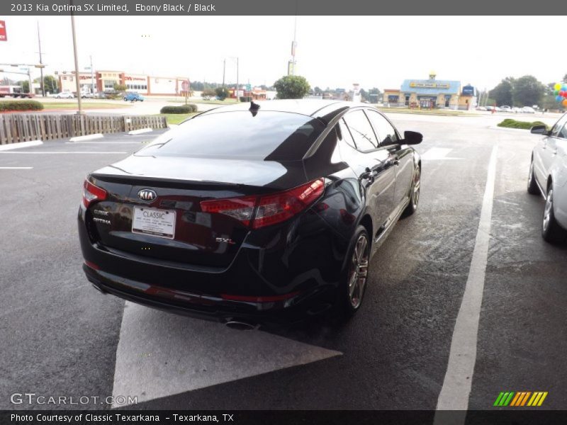 Ebony Black / Black 2013 Kia Optima SX Limited