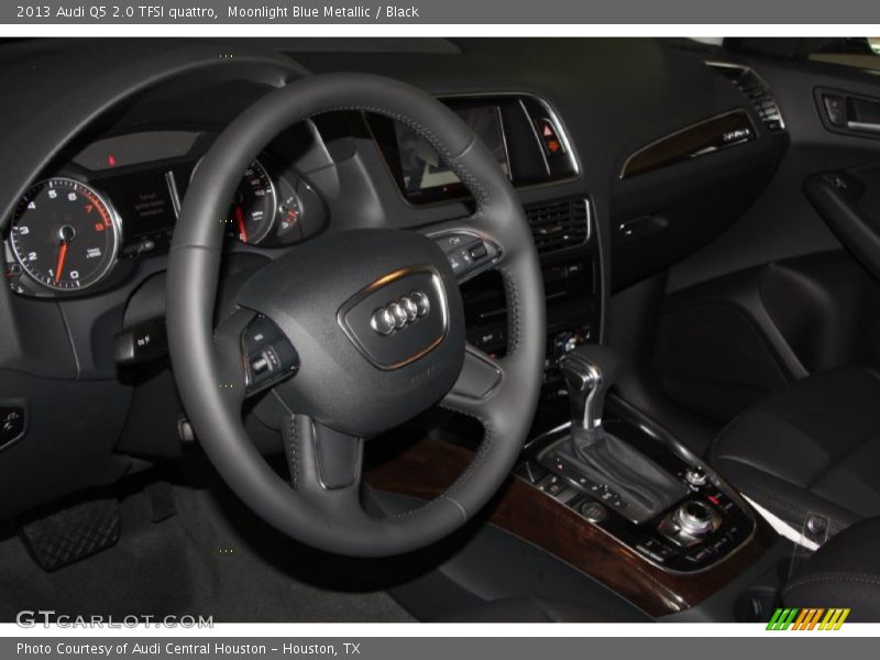 Moonlight Blue Metallic / Black 2013 Audi Q5 2.0 TFSI quattro