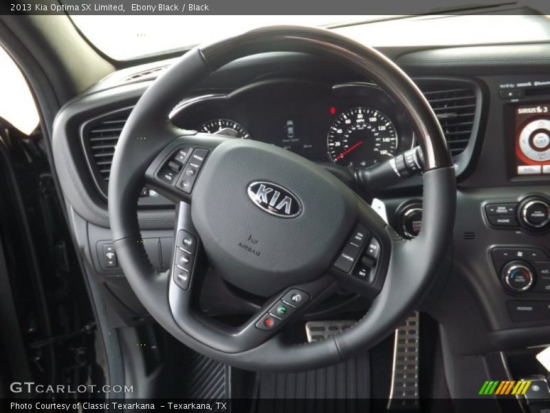 Ebony Black / Black 2013 Kia Optima SX Limited