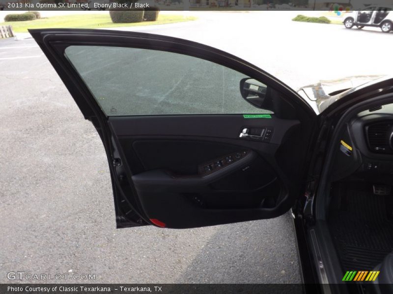 Ebony Black / Black 2013 Kia Optima SX Limited
