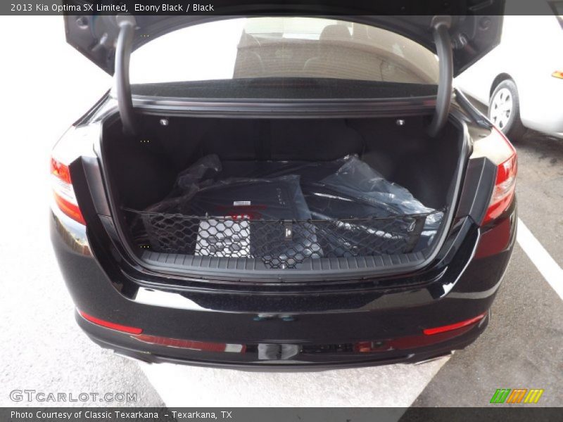 Ebony Black / Black 2013 Kia Optima SX Limited