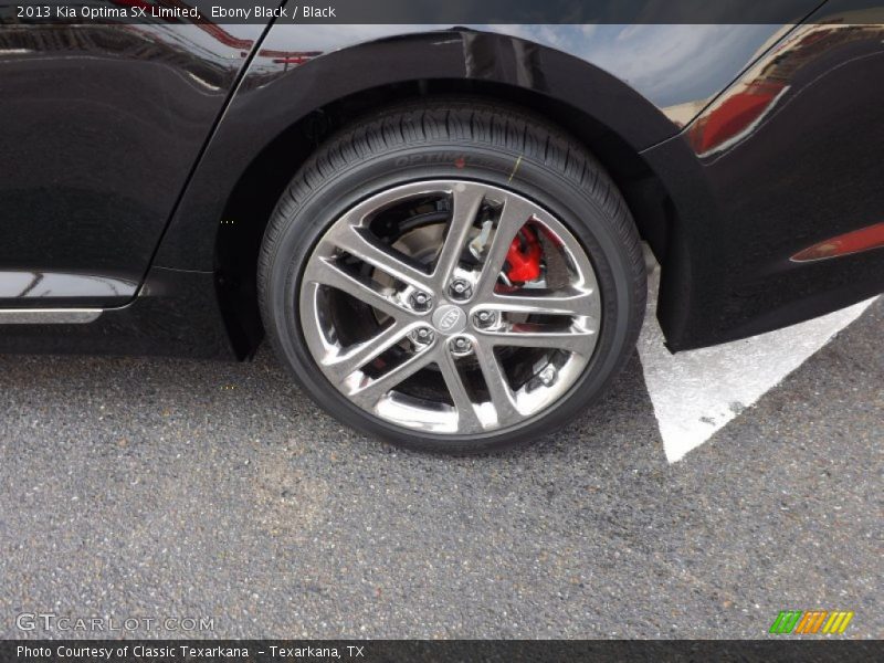 Ebony Black / Black 2013 Kia Optima SX Limited