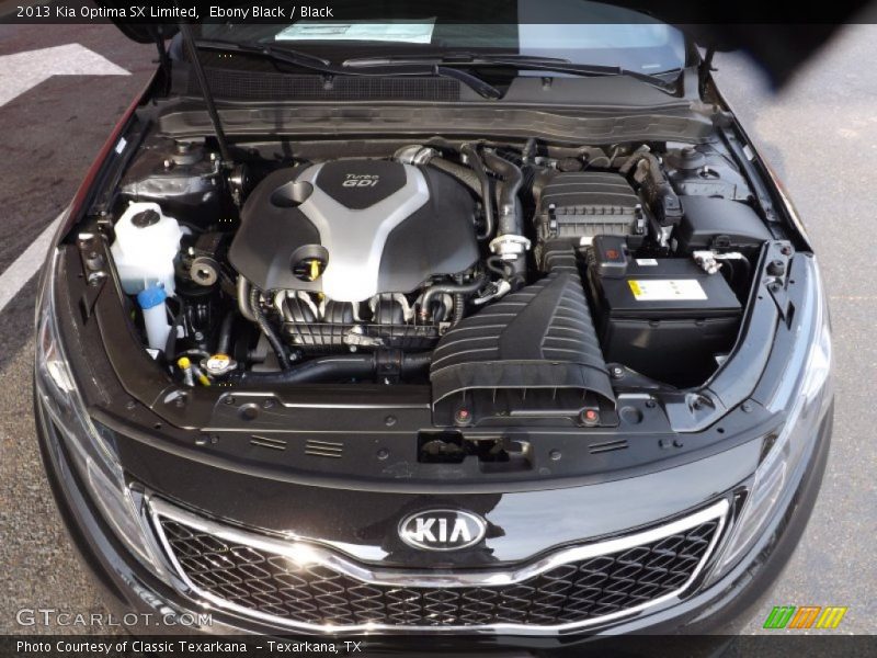 Ebony Black / Black 2013 Kia Optima SX Limited